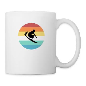 Surfer - Tasse - Weiß - Rechts