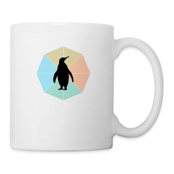 manchot - Mug blanc - blanc - Droite
