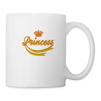 Prinzessin - Tasse - Weiß - Rechts