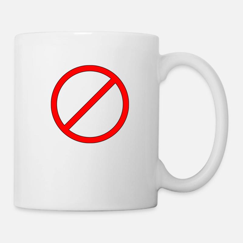 verboten 🚫 - Tasse - Weiß