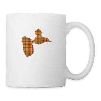 Guadeloupe madras style - Mug - white - Right