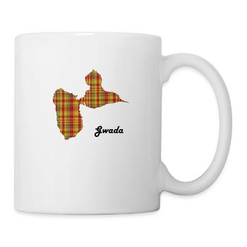 Gwada madras - Mug blanc - blanc - Droite