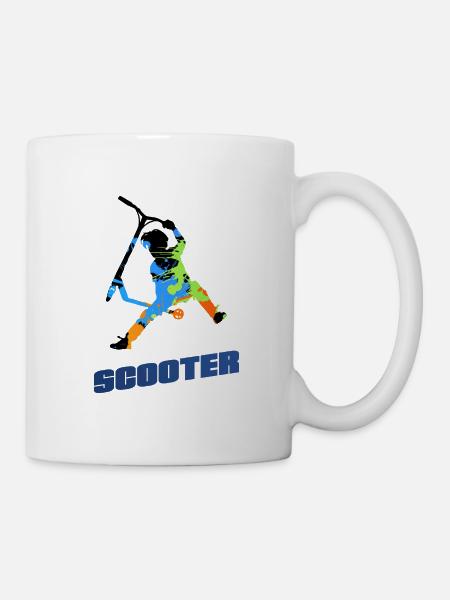 Scooter - Mug blanc - blanc