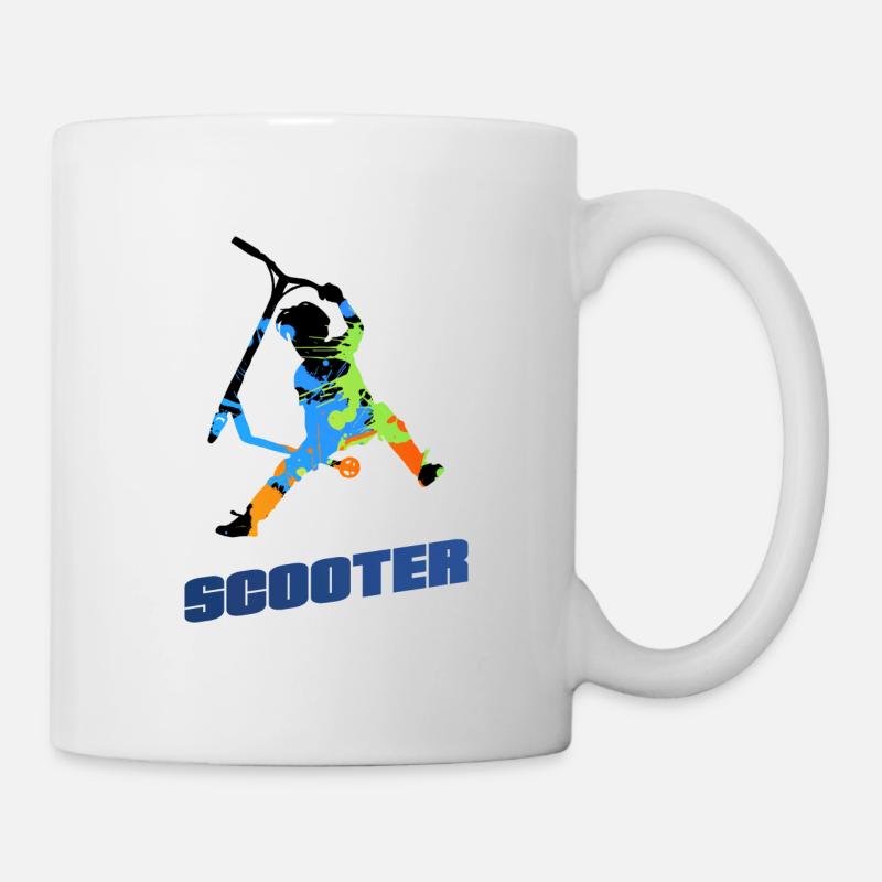 Scooter - Mug blanc - blanc