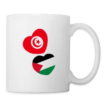 Tunesien & Palästina - Tasse - Weiß - Rechts