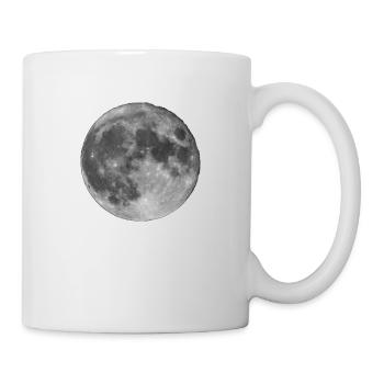 Vollmond - Tasse - Weiß - Rechts