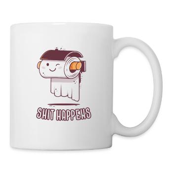 Shit Happens - Mug - white - Right