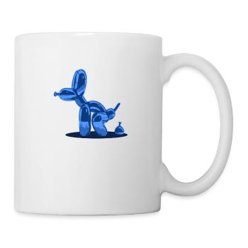 Dog Shit Balloon - Luftballon Hund Scheiße Lustig - Tasse - Weiß - Rechts