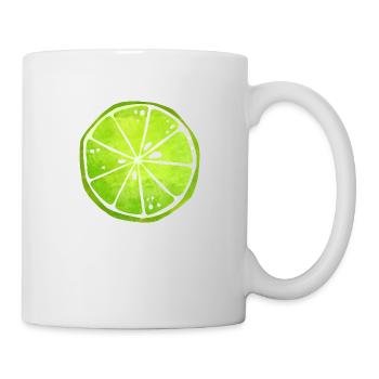 Lime Fruit Drink Costume Outfit Sour Lemon - Mug - white - Right