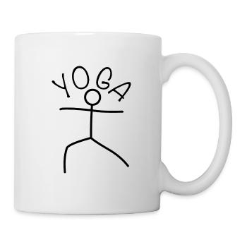 Yoga - Mug blanc - blanc - Droite