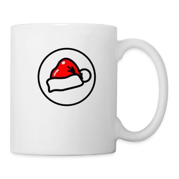 Chapeau de Noël Noël Casquette de Noël Père Noël - Mug blanc - blanc - Droite