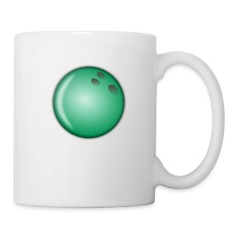 Bowling - Tasse - Weiß - Rechts