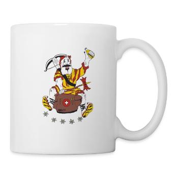 Wandern, Wiltsch, Schweiz, Natur, Camping, Cool - Tasse - Weiß - Rechts