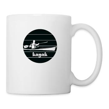 Kayak Wassersport - Tasse - Weiß - Rechts