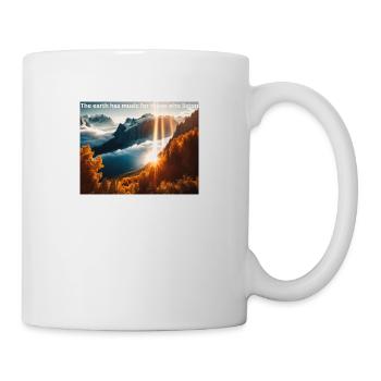 The earth has music for those who listen - Tasse - Weiß - Rechts