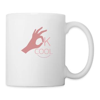 ok cool - Tasse - Weiß - Rechts