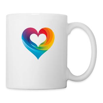 Love for LGBTQIA+ community - Mug - white - Right