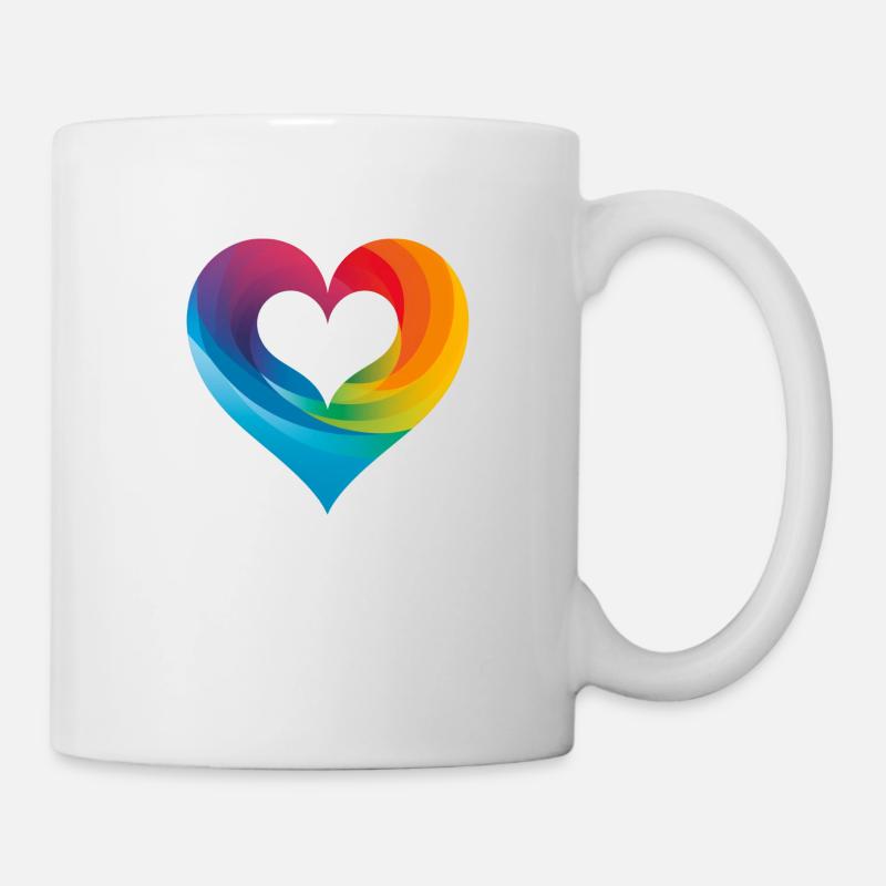 Love for LGBTQIA+ community - Mug - white