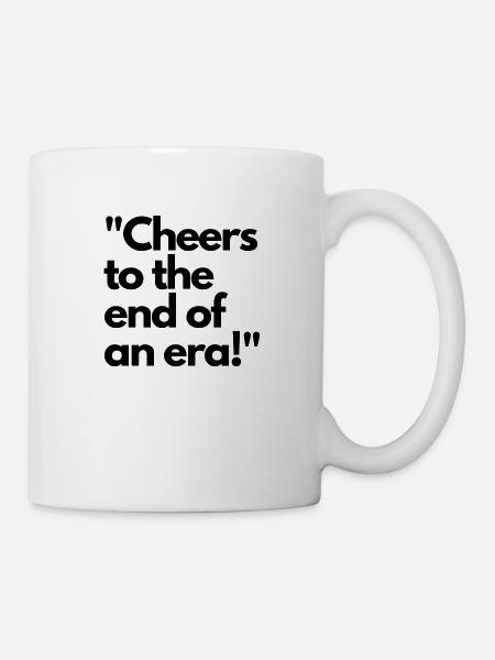 Enterrement de vie de garçon et de jeune fille « Vive la fin d’une époque » - Mug blanc - blanc