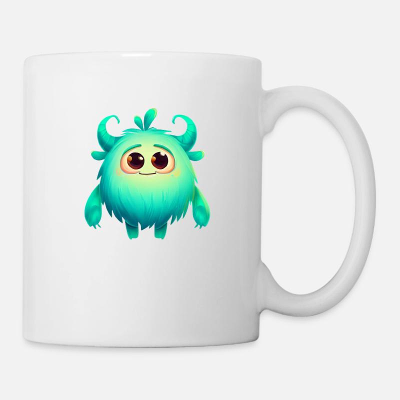 Kleines Monster - Tasse - Weiß