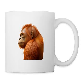 Orang-Utan - Tasse - Weiß - Rechts
