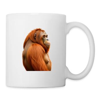 Orang-Utan - Tasse - Weiß - Rechts