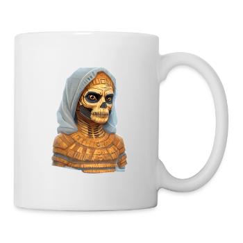 Mumie weiblich Halloween - Tasse - Weiß - Rechts