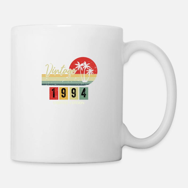 1994 Édition limitée Né 1994 Cadeau Anniversaire - Mug blanc - blanc