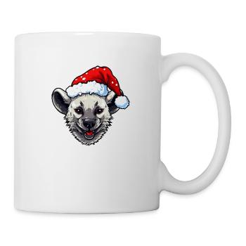 Hyena Christmas Animal Head - Mug - white - Right