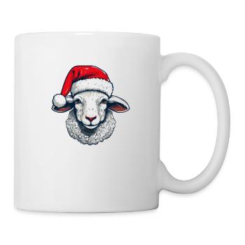 Sheep Christmas Animal Head Lamb - Mug - white - Right
