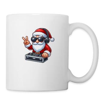 Père Noël DJ - Mug blanc - blanc - Droite