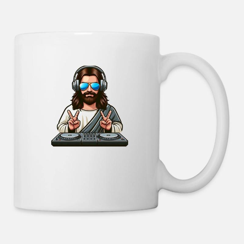 DJ Jesus - Tasse - Weiß
