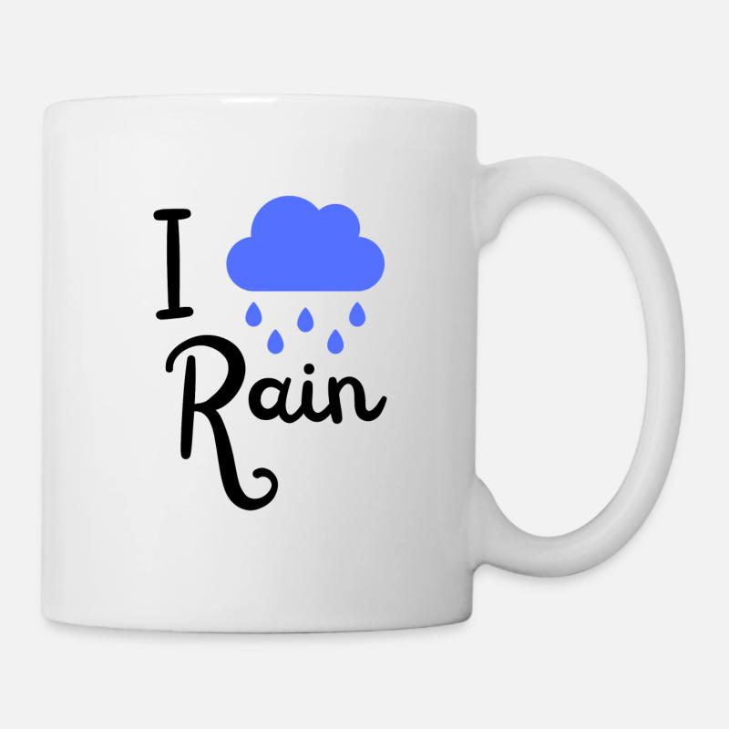 J’adore la pluie - Mug blanc - blanc