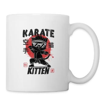 Karaté Chatons - Mug blanc - blanc - Droite