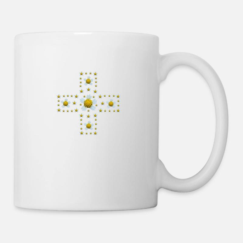 Chou français - Croix - Mug blanc - blanc