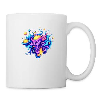 Glücklich - Tasse - Weiß - Rechts