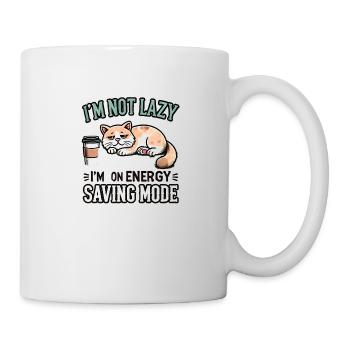 Energy-saving cat 🐱🔋 - Mug - white - Right