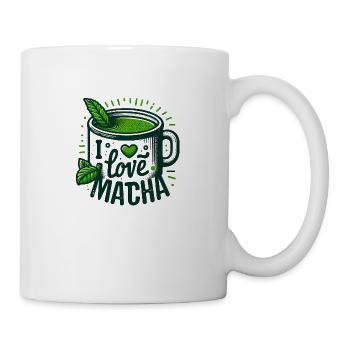 J'aime le matcha - Mug blanc - blanc - Droite