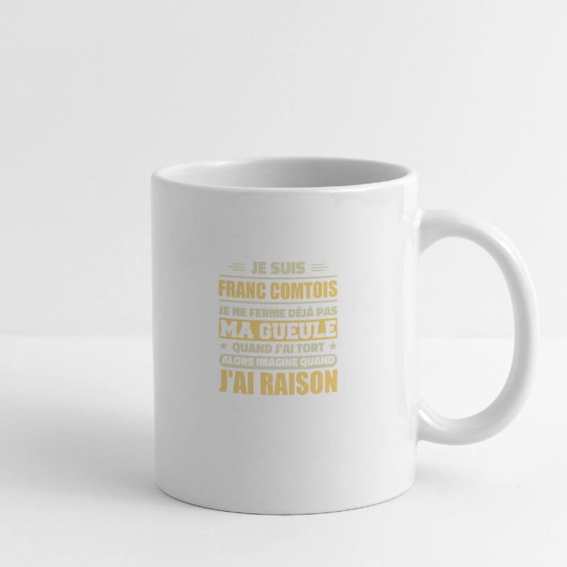 Franc comtois I don't shut my mouth frank comté Mug