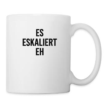 De toute façon, la situation s’intensifie - Mug blanc - blanc - Droite