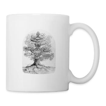 Yggdrasil, der Weltenbaum - Tasse - Weiß - Rechts