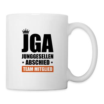 jga junggesellenabschied team - Tasse - Weiß - Rechts