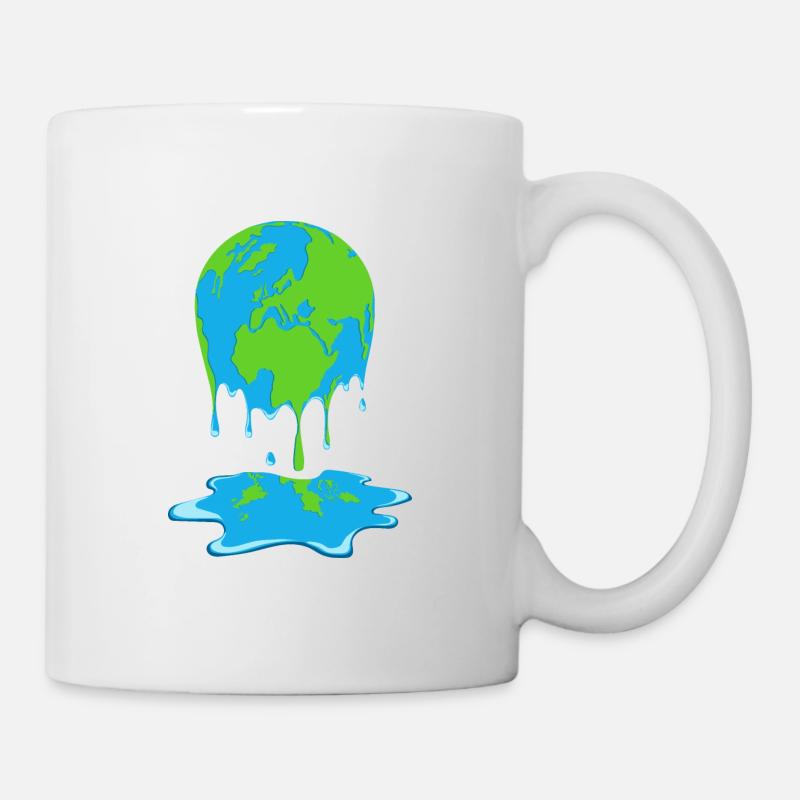 Faire fondre la terre - Mug blanc - blanc