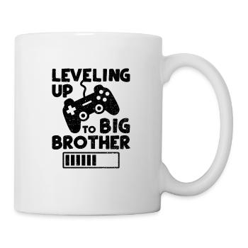 Leveling Up To Big Brother - Brother - Mug - white - Right