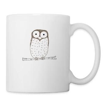 Ty forest owl nature conservation - protect nature - Mug - white - Right