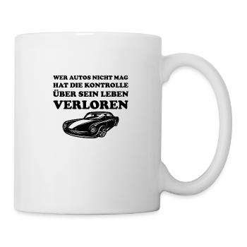 Auto Car Lustig Spruch Geschenk Tuning - Tasse - Weiß - Rechts