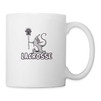 lacrosse lax lacrosse racket lacrosse mouse - Mug - white - Right