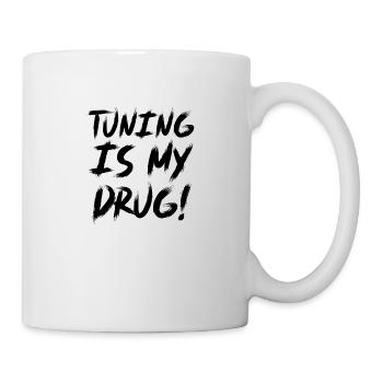 Tuning is my Drug Auto Turbo Leidenschaft Geschenk - Tasse - Weiß - Rechts