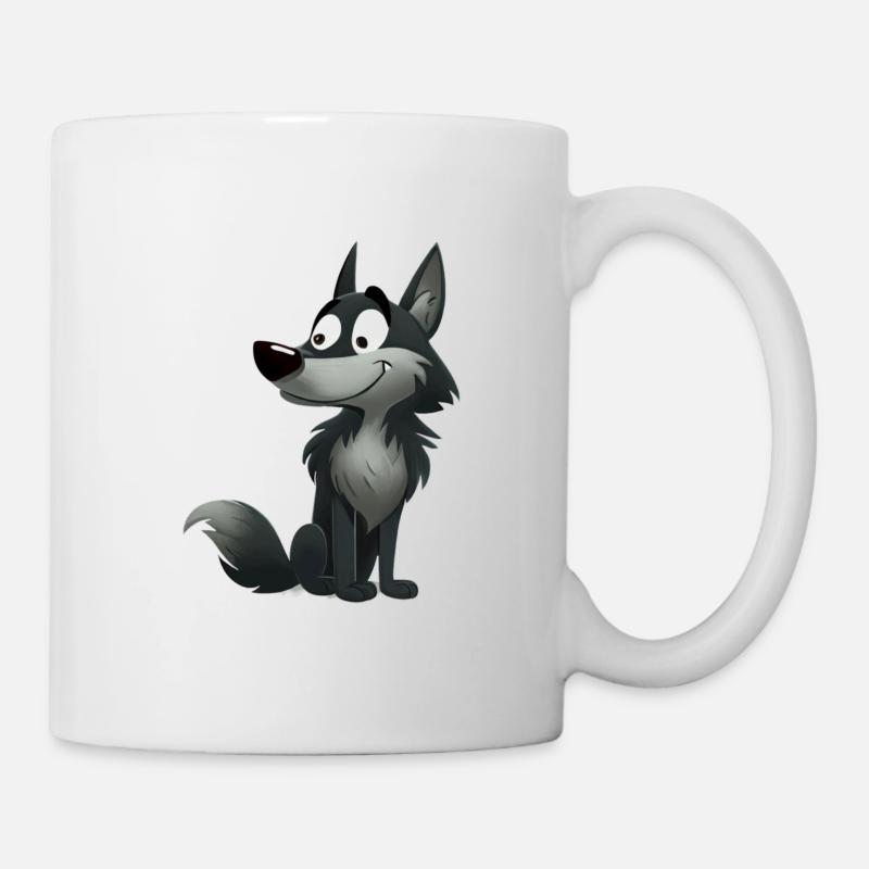 Wolf - Tasse - Weiß