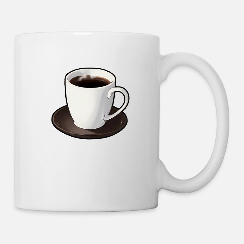 tasse de café - Mug blanc - blanc